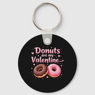 Porte-clés Ma Mignonne Donut Coeur Avec Des Donuts De Froid R