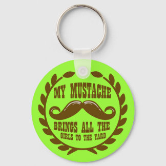 Porte-clés Ma moustache amène toutes les filles au triage
