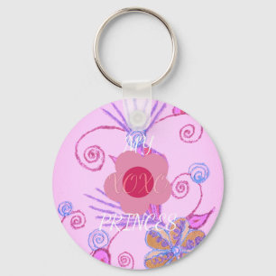 Porte-clés Ma Petite Princesse : Vector Inspiration Rose Bébé