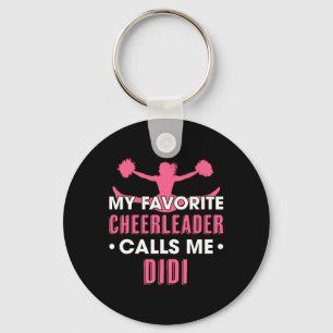 Porte-clés Ma pom-pom girl préférée m'appelle Didi Cheerleadi