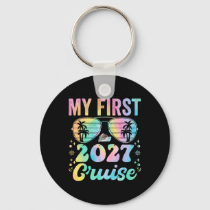 Porte-clés Ma première croisière 2027 Vacances Famille assort