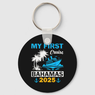 Porte-clés Ma première croisière Bahamas 2025 Famille corresp
