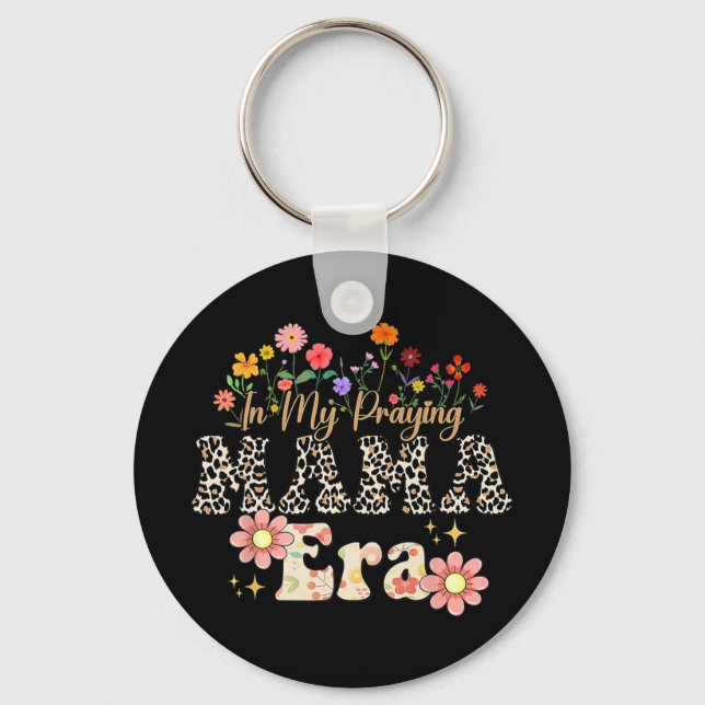 Porte-clés Ma prière Mama Era Religieuse Mère chrétienne (Recto)