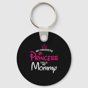 Porte-clés Ma princesse préférée appelle maman fille fête des
