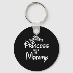 Porte-clés Ma princesse préférée m'appelle maman fille pères