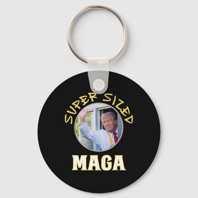 Porte-clés Mac Daddy Trump Vance 2024 Fabrique Des Frites Fra (Recto)