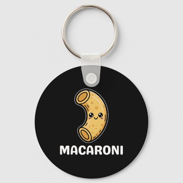 Porte-clés Macaroni Cheese Mac Kawaii Costume d'Halloween Cou (Recto)