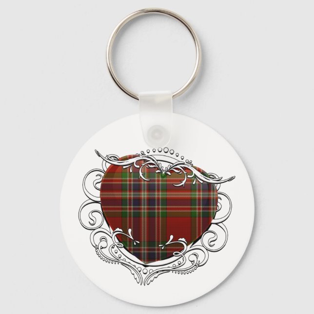 Porte-clés MacFarlane Tartan Heart (Recto)