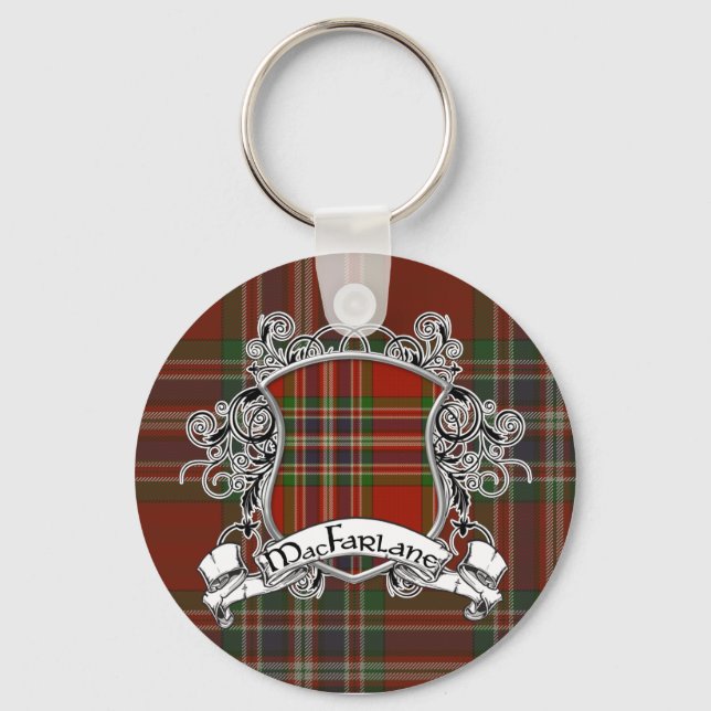 Porte-clés MacFarlane Tartan Shield (Recto)