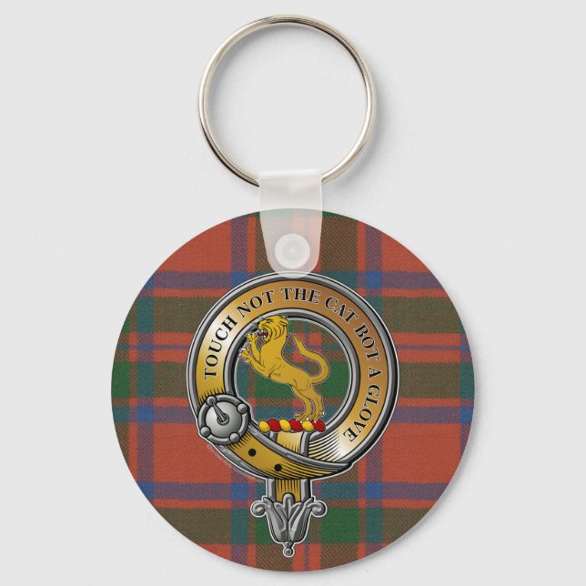 Porte-clés MacIntosh Tartan & Badge (Recto)