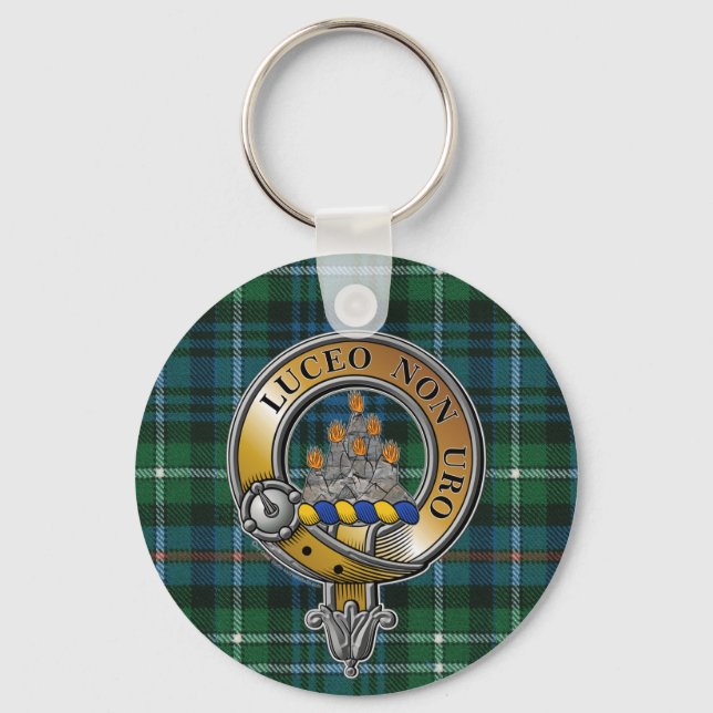 Porte-clés MacKenzie Tartan & Badge (Recto)