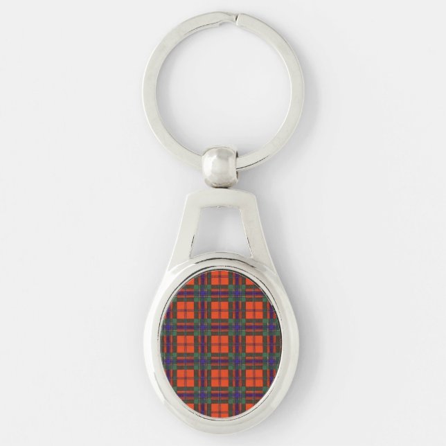 Porte-clés Maclean de tartan d'écossais de plaid de Duart (Devant)