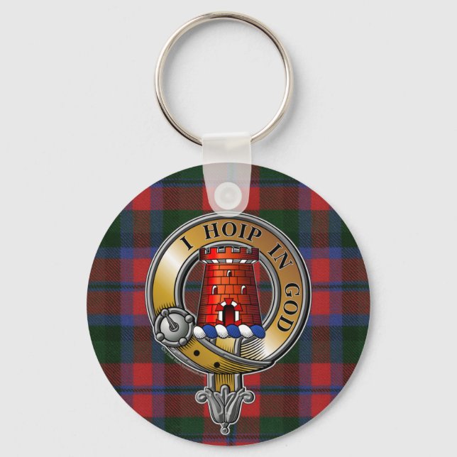 Porte-clés MacNaughton Tartan & Badge (Recto)