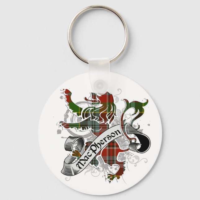 Porte-clés MacPherson Tartan Lion (Recto)