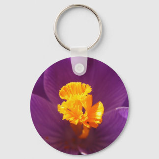 Porte-clés Macro crocus ~ porte - clé