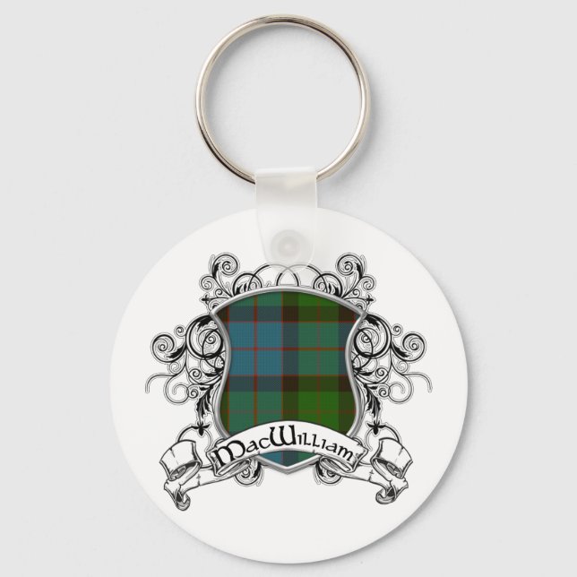 Porte-clés MacWilliam Tartan Shield (Recto)