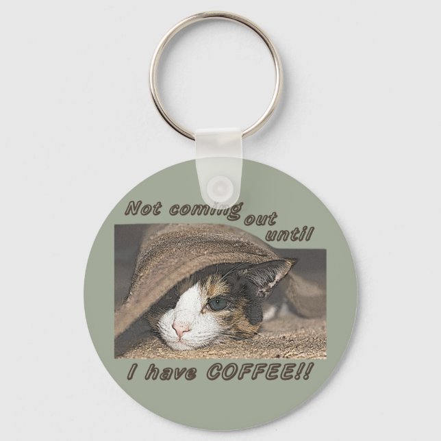Porte-clés Macy veut aussi du café (Recto)