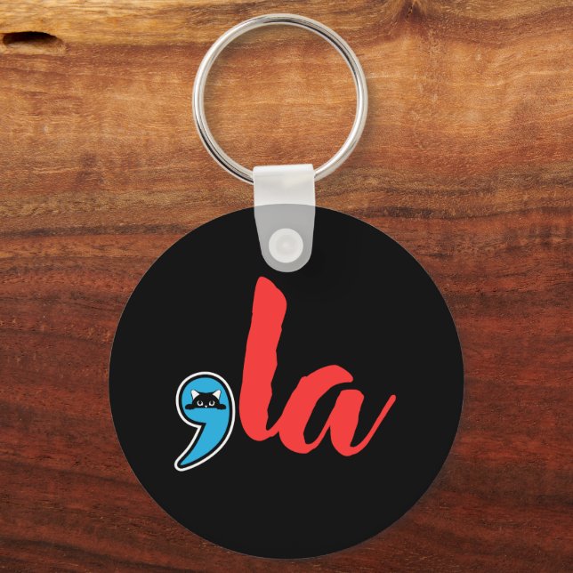 Porte-clés Madame Chat 2024 Coma La (Recto)