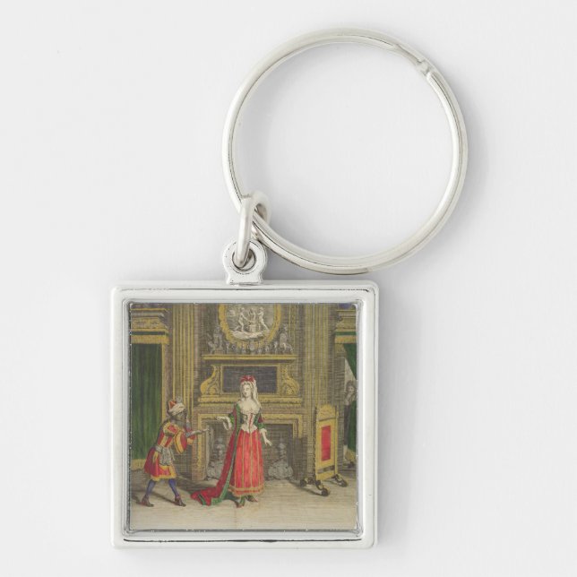 Porte-clés Madame dans sa chambre à coucher, c.1688-90 édité (Devant)
