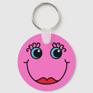 Porte-clés Madame rose visage