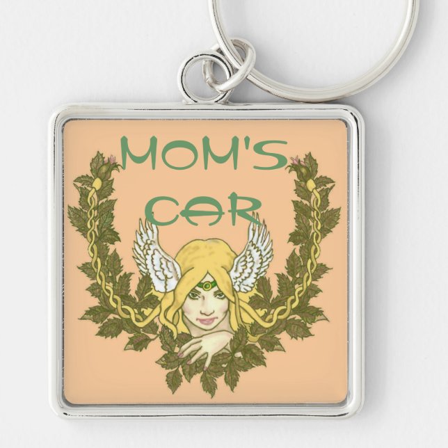 Porte-clés Madame verte celtique Wreath (Devant)