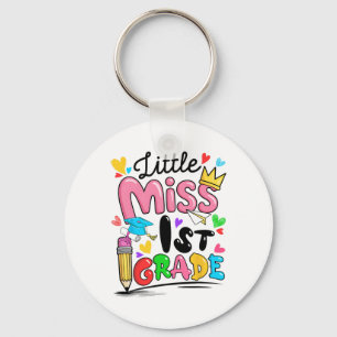 Porte-clés Mademoiselle 1ère année de primaire mignonne chemi