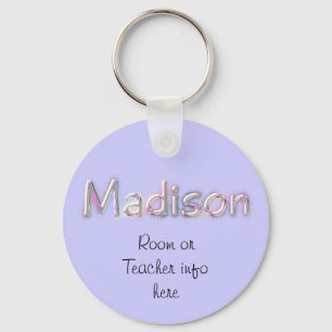 Porte-clés Madison Name Tag Key Chain
