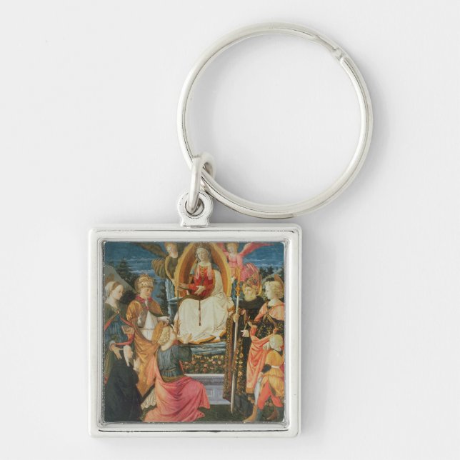 Porte-clés Madonna de la ceinture sacrée, 1456 (tempera (Devant)