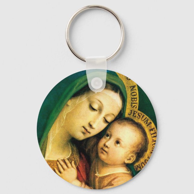 PORTE-CLÉS MADONNA ET ENFANT (Recto)
