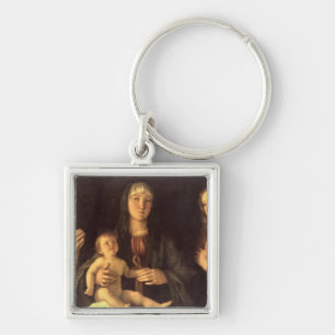Porte-clés Madonna et enfant avec St Mary Magdalene et St