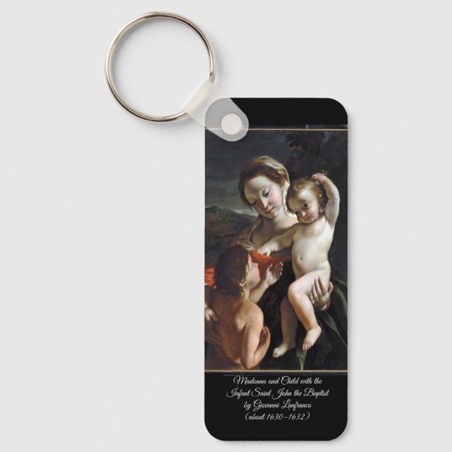Porte-clés Madonna et Enfant Saint John (Recto)