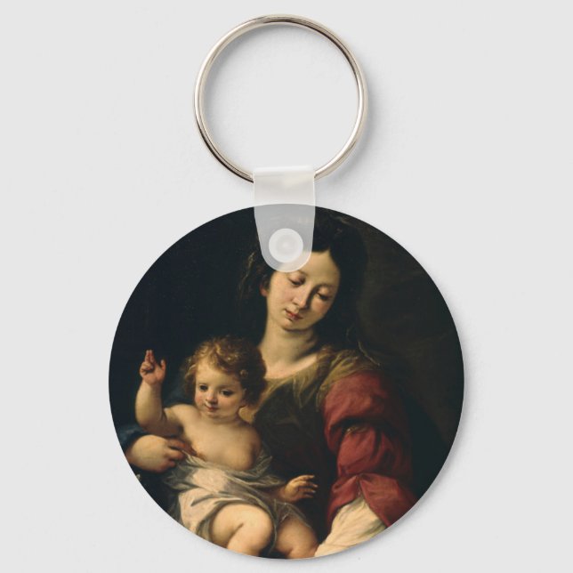 Porte-clés Madonna et l'enfant (Recto)
