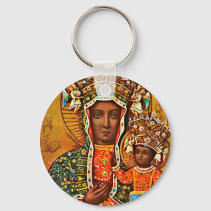Porte-clés Madonna of Czestochowa Polish Catholic Mary
