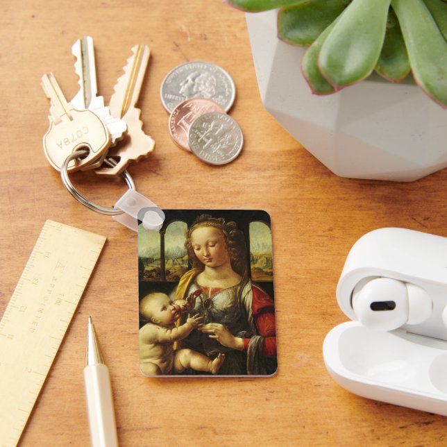 Porte-clés Madonna of the Carnation by Leonardo da Vinci (Bureau)