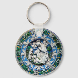 PORTE-CLÉS MADONNA WITH CHILD AND ANGELS
