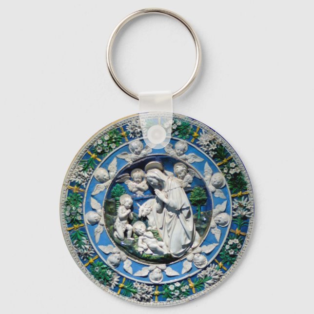 PORTE-CLÉS MADONNA WITH CHILD AND ANGELS (Recto)