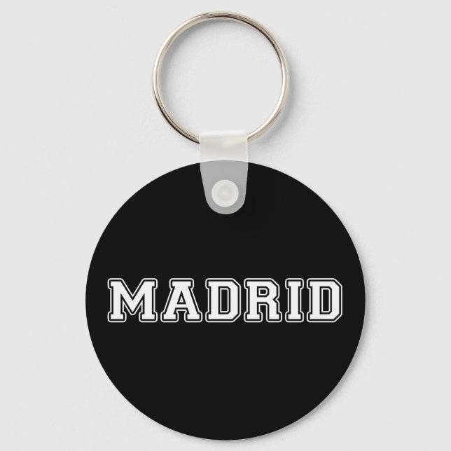 Porte-clés Madrid Espagne (Recto)