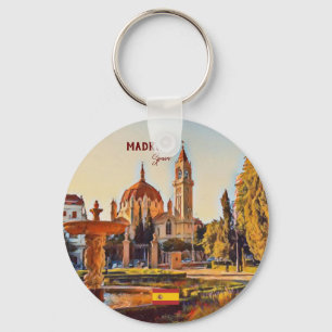 Porte-clés Madrid Espagne Tourisme souvenir