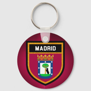 Porte-clés Madrid Flag