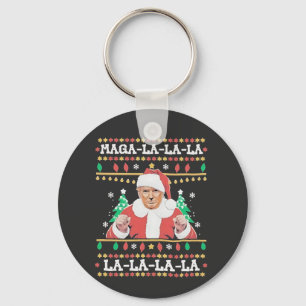 Porte-clés Maga La La La Trump Noël Inauguration 47e