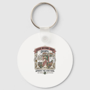 Porte-clés Magasin de disques Jésus Évangile Magasin de disqu