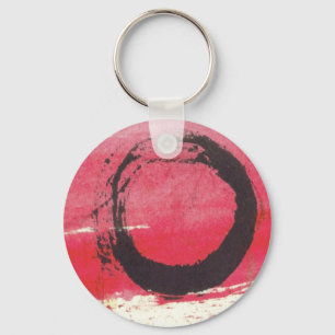 Porte-clés Magenta Zen Circle