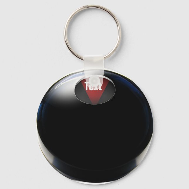 Porte-clés Magic 8 Ball ( Ajouter Votre Réponse) (Recto)