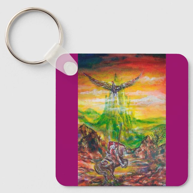 PORTE-CLÉS MAGIC DUEL BETWEEN BRADAMANT AND NEGROMANCER (Recto)