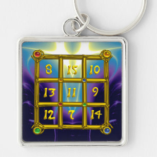 Porte-clés MAGIC SQUARE 33 , Blue Purple Black