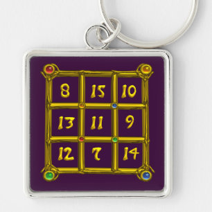 Porte-clés MAGIC SQUARE 33 , Purple