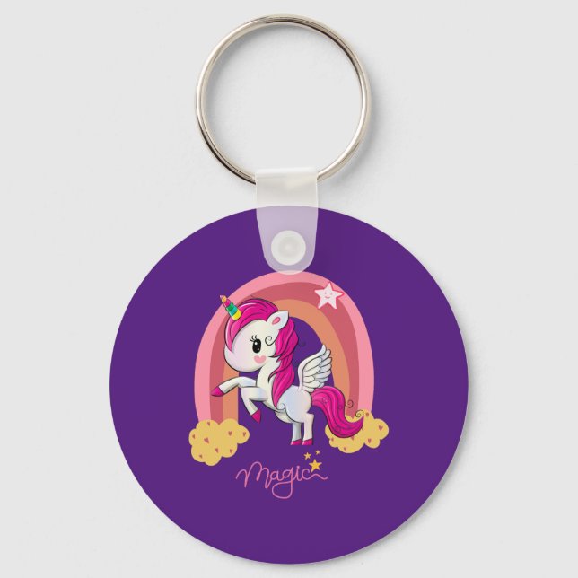 Porte-clés Magic Unicorn Fan Club (Recto)