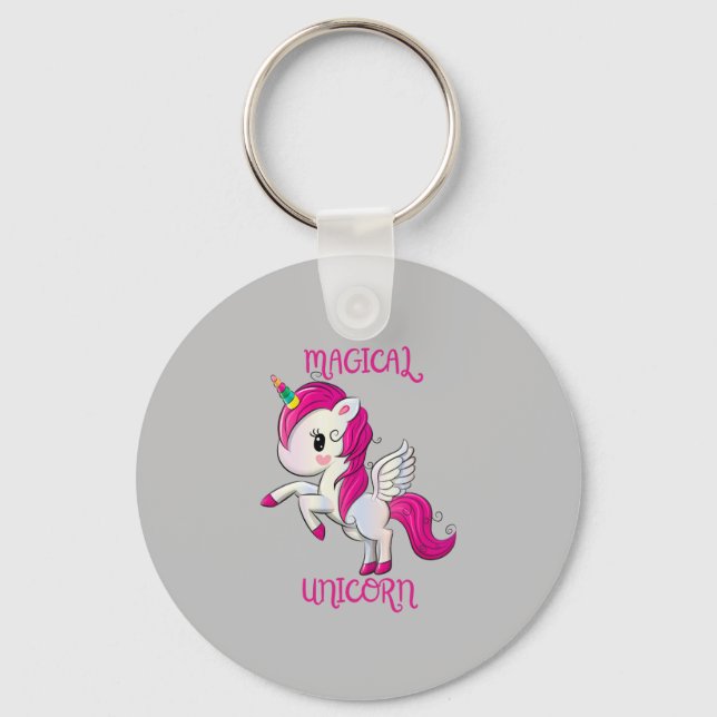 Porte-clés Magic Unicorn Lover Fan Club (Recto)