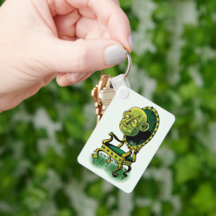 Porte-clés Magicien vintage de Oz, Magicien grincheux Trône d