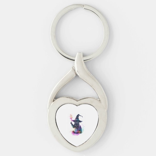 Porte-clés Magie de chat Wizard (Devant)